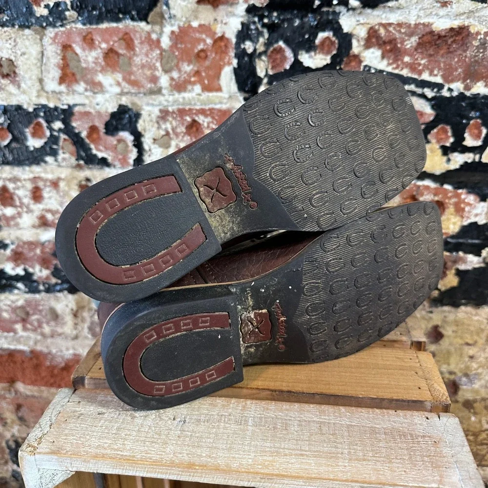Twisted X Brown Leather Western Boots US 2 Boys Youth